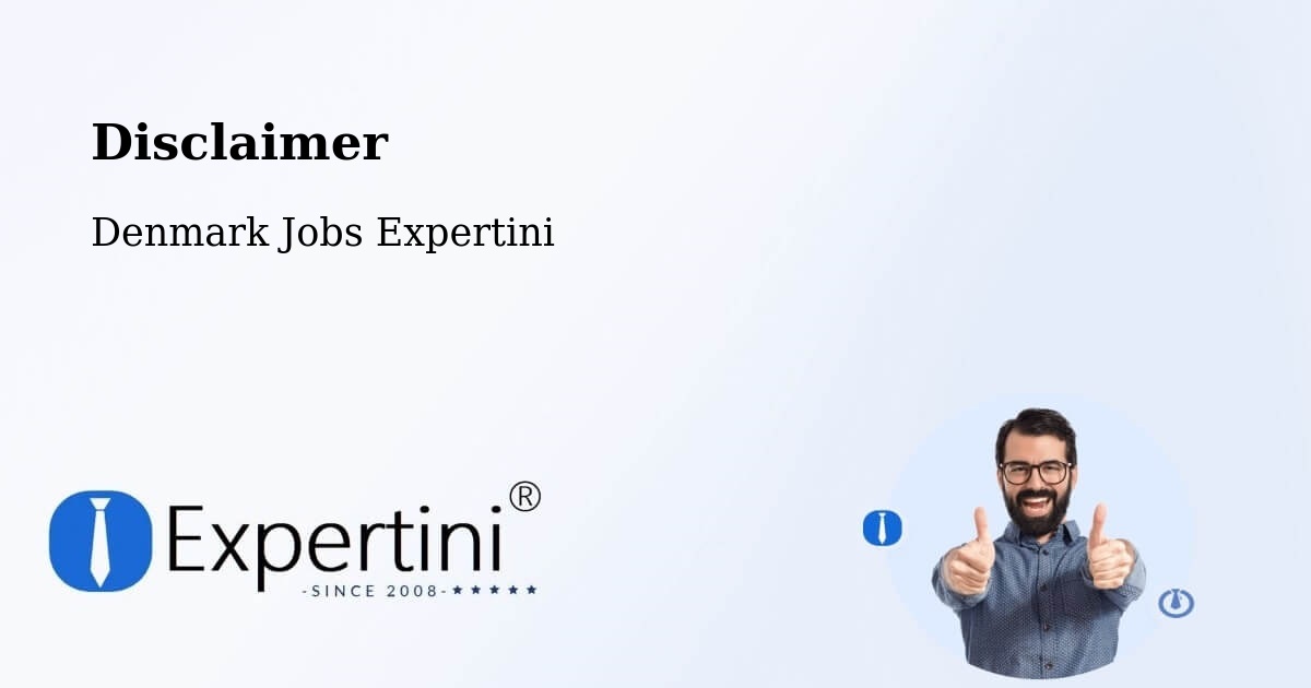 Disclaimer – Sabro - Denmark Jobs Expertini